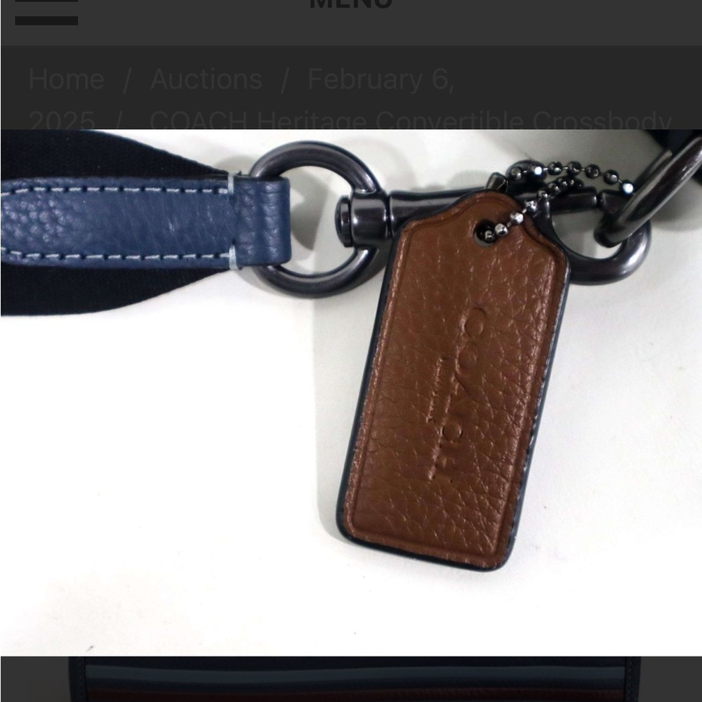 Our polished pebble leather Town tote secures with a snap closure. - Picture 4 of 8